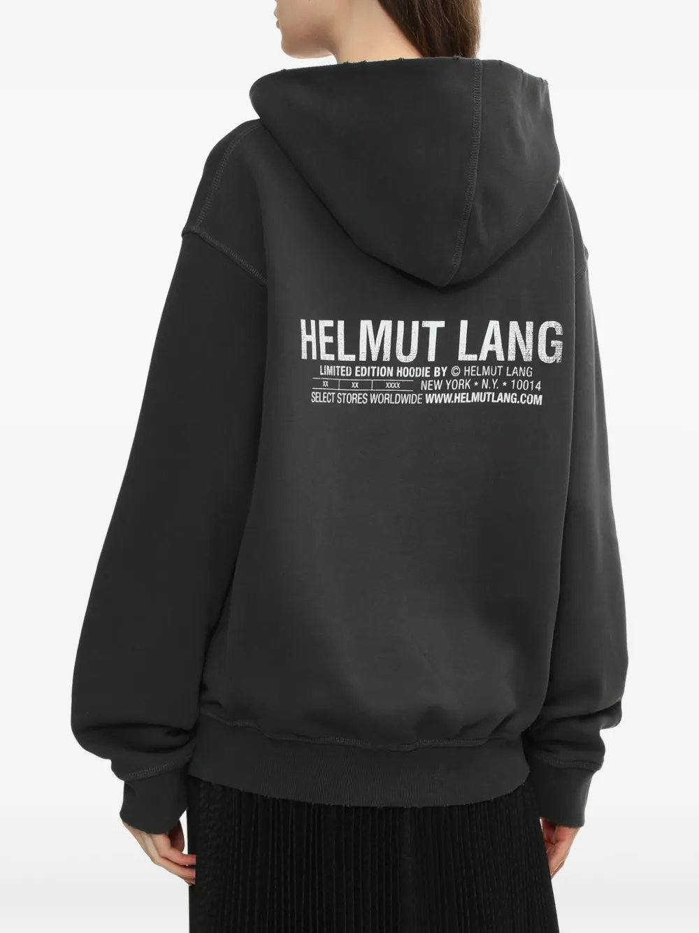 Helmut Lang Man Grey Sweatshirts In 黑色