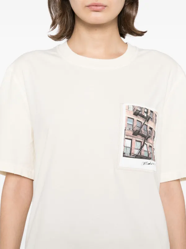 Helmut Lang Postcard T-shirt | Neutrals | FARFETCH