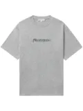 JW Anderson logo-embroidered T-shirt - Grey