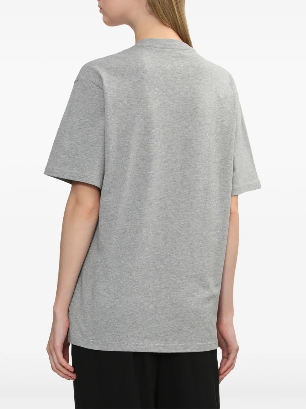 JW Anderson T-shirt met geborduurd logo Grijs