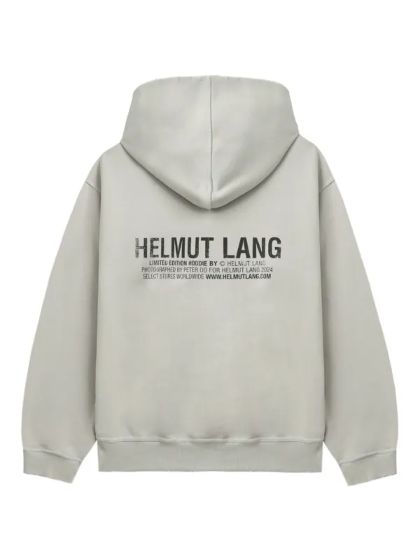 Helmut Lang Post Card Hoodie: Brooklyn パーカー | グレー | FARFETCH JP