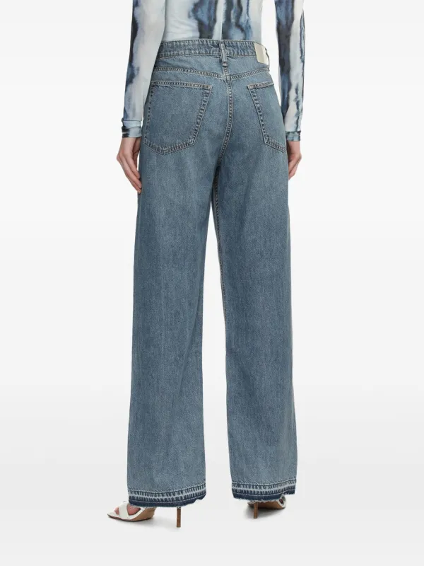 【関税込み】rag & bone ブルー Logan ジーンズ Rag & Bone Logan Jeans | Blue | FARFETCH PL