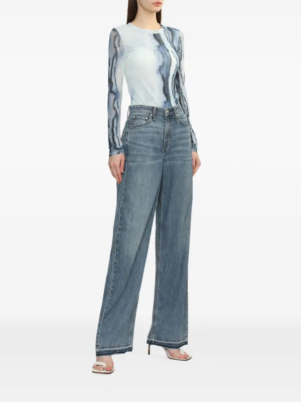 【関税込み】rag & bone ブルー Logan ジーンズ Rag & Bone Logan ジーンズ | ブルー | FARFETCH JP