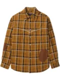 Andersson Bell checked shirt - Yellow