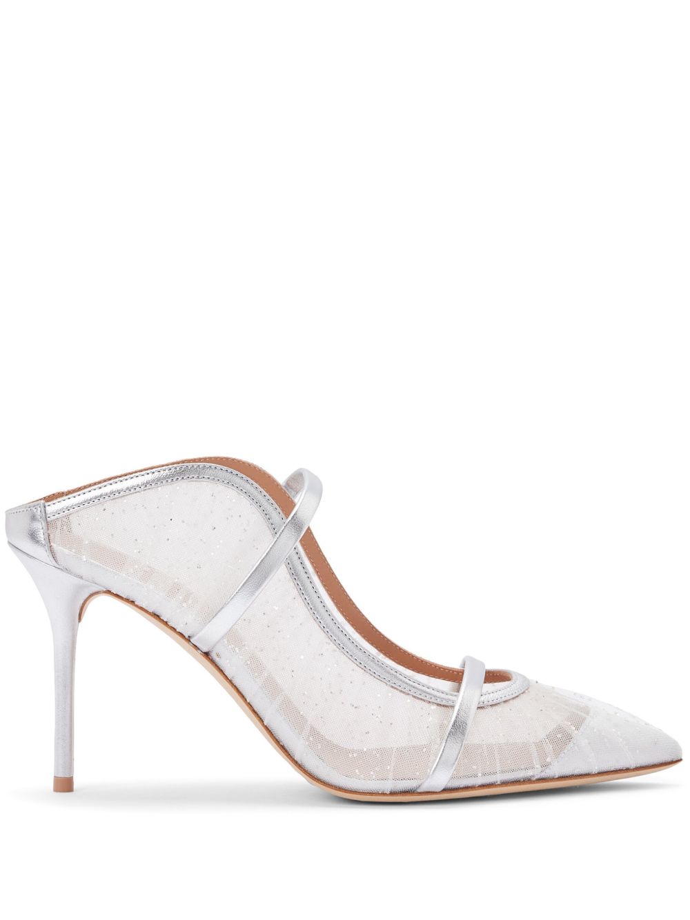 Malone Souliers weeding mules Silver