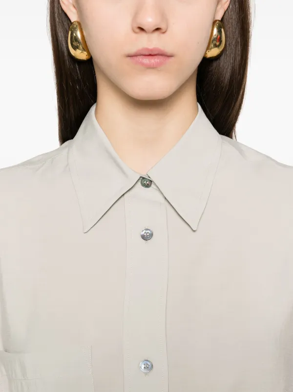 Studio Nicholson Leto Shirt | Grey | FARFETCH