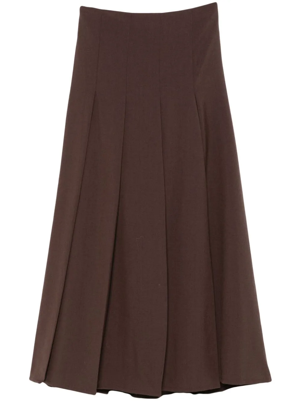 Shop Studio Nicholson Fuse Midi Skirt In Brown