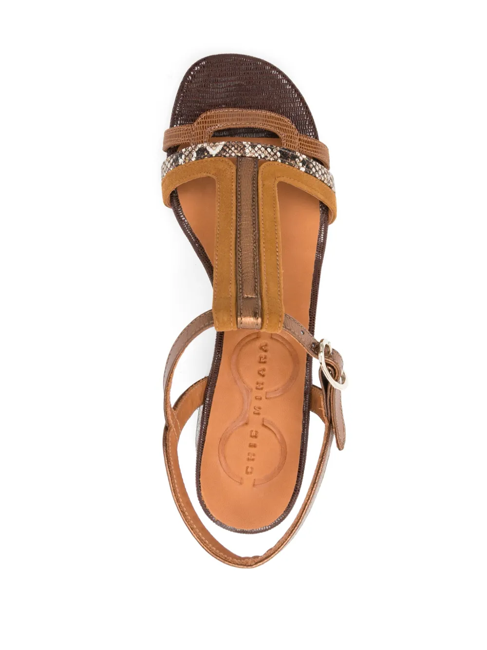 Chie Mihara 60 mm Laluce sandalen Bruin