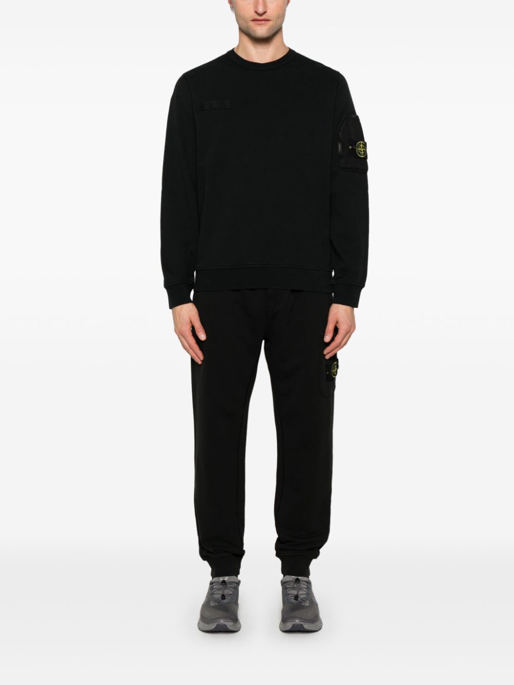 Stone Island Compass-badge track pants - Zwart