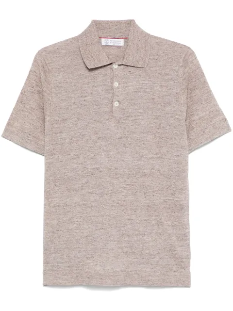 Brunello Cucinelli fine-knit polo shirt