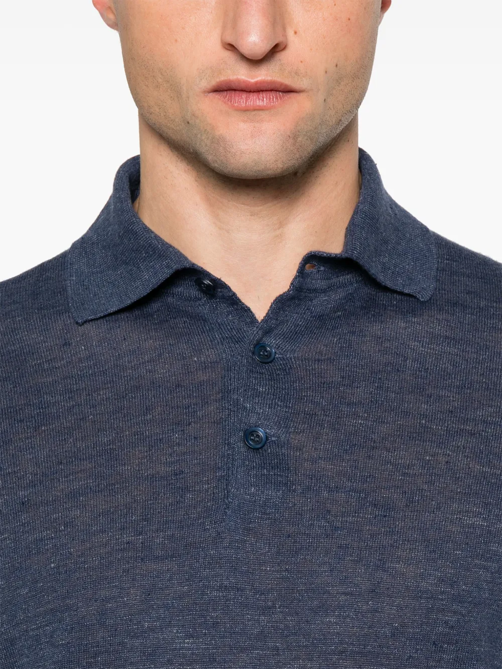 Brunello Cucinelli Poloshirt met korte mouwen Blauw