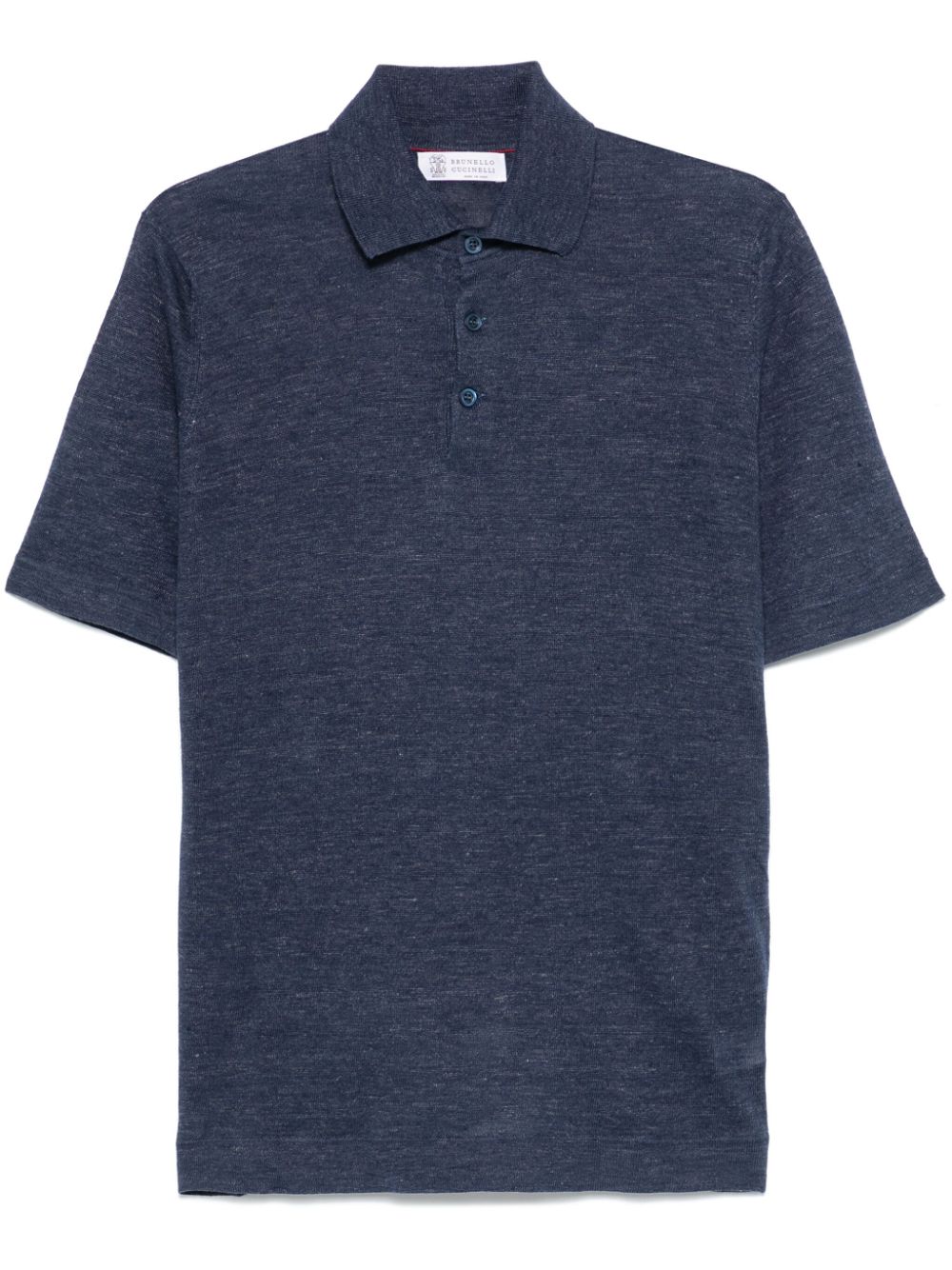 Brunello Cucinelli short-sleeve polo shirt - Blue