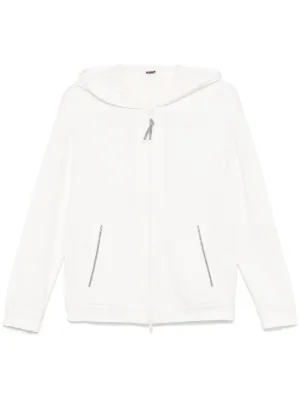 Emporio Armani ジップ パーカー | ホワイト | FARFETCH JP