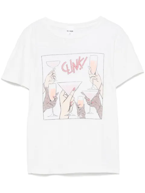 RE/DONE playera Cheers