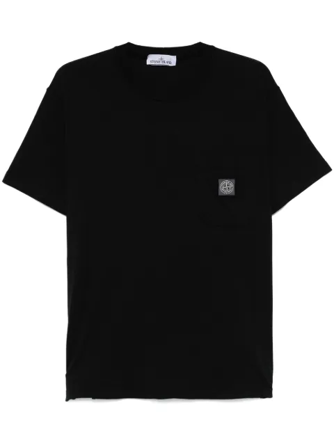 Stone Island playera con aplique Compass