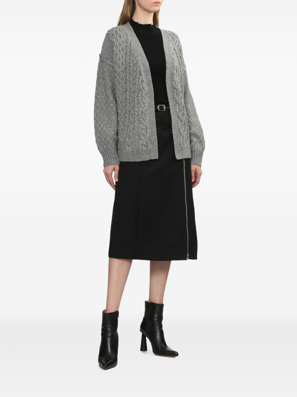 3.1 Phillip Lim A-line skirt - Zwart