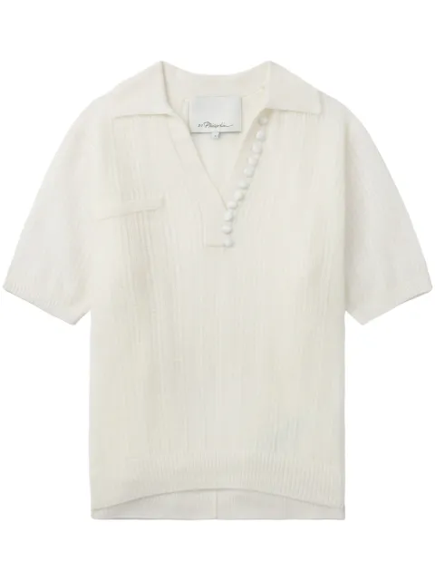 3.1 Phillip Lim توب بولو بطبقات