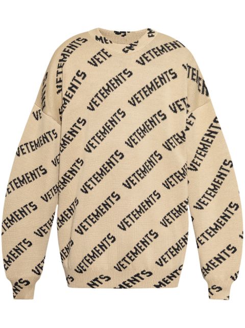 VETEMENTS pull à logo