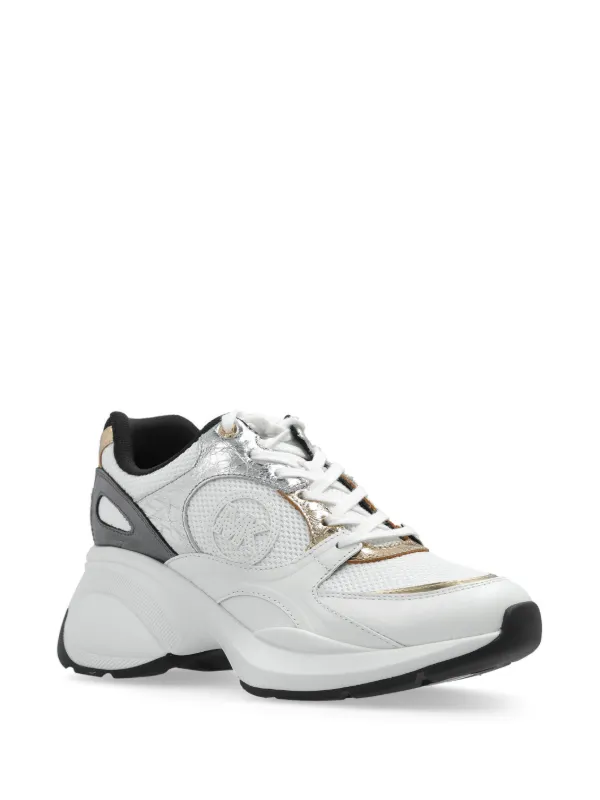 スニーカー Michael Kors Woman Sneakers White 43R5LEFS2S 278 Michael Michael Kors Zuma Sneakers | White | FARFETCH