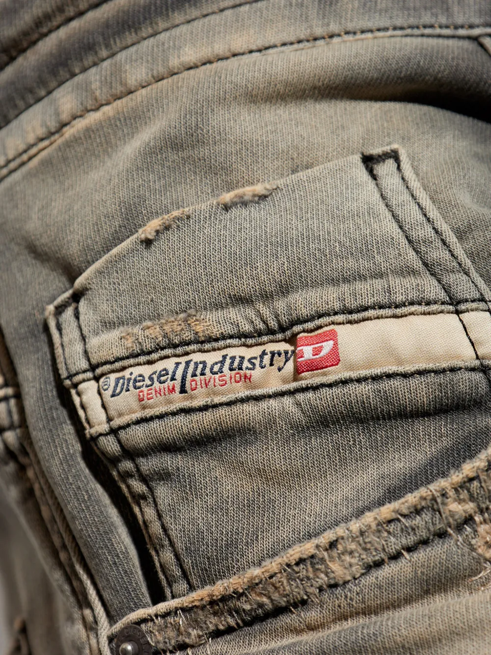 Diesel D-Krooley-B jeans Grijs