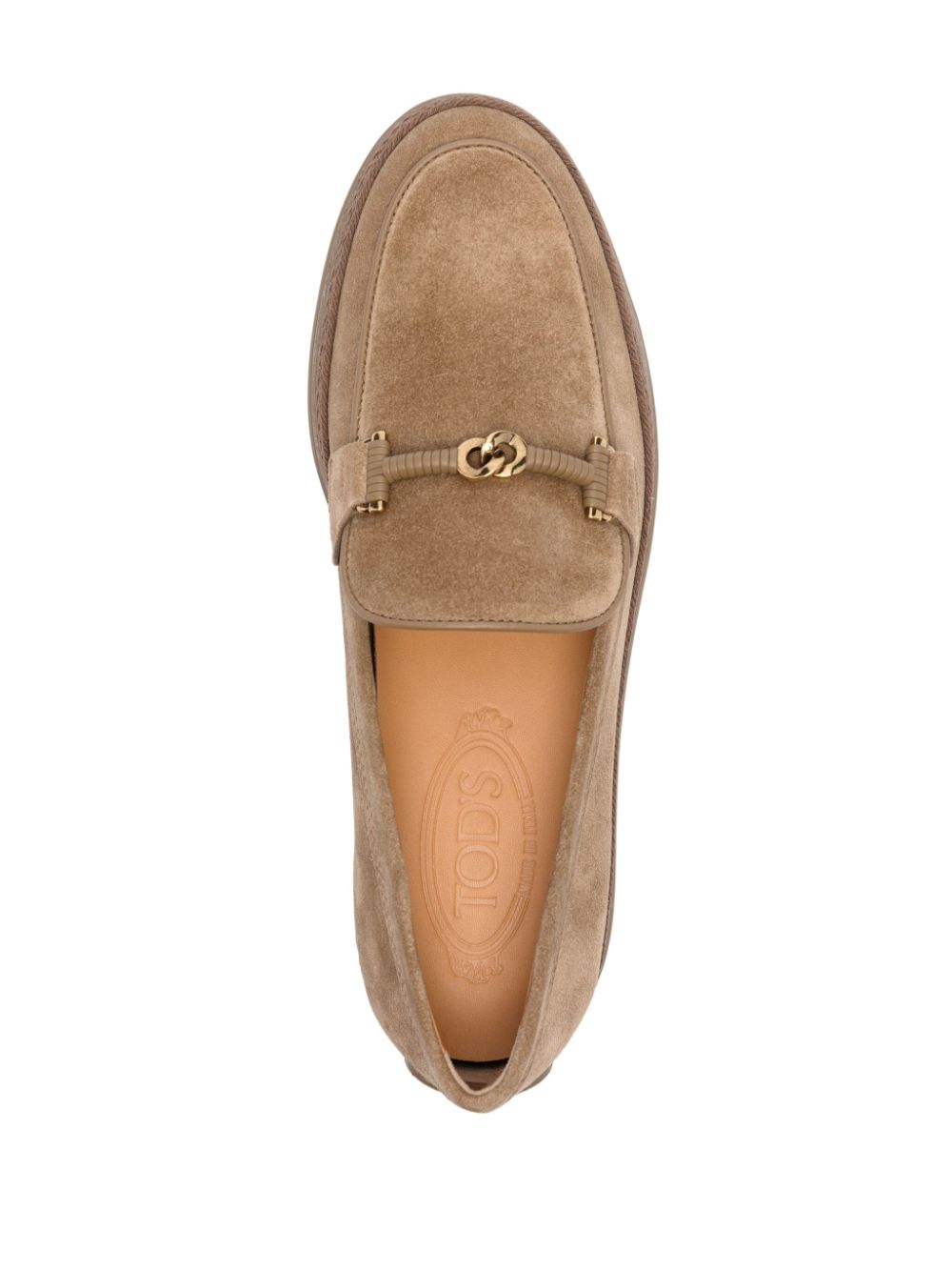 Tod's suede loafers Brown