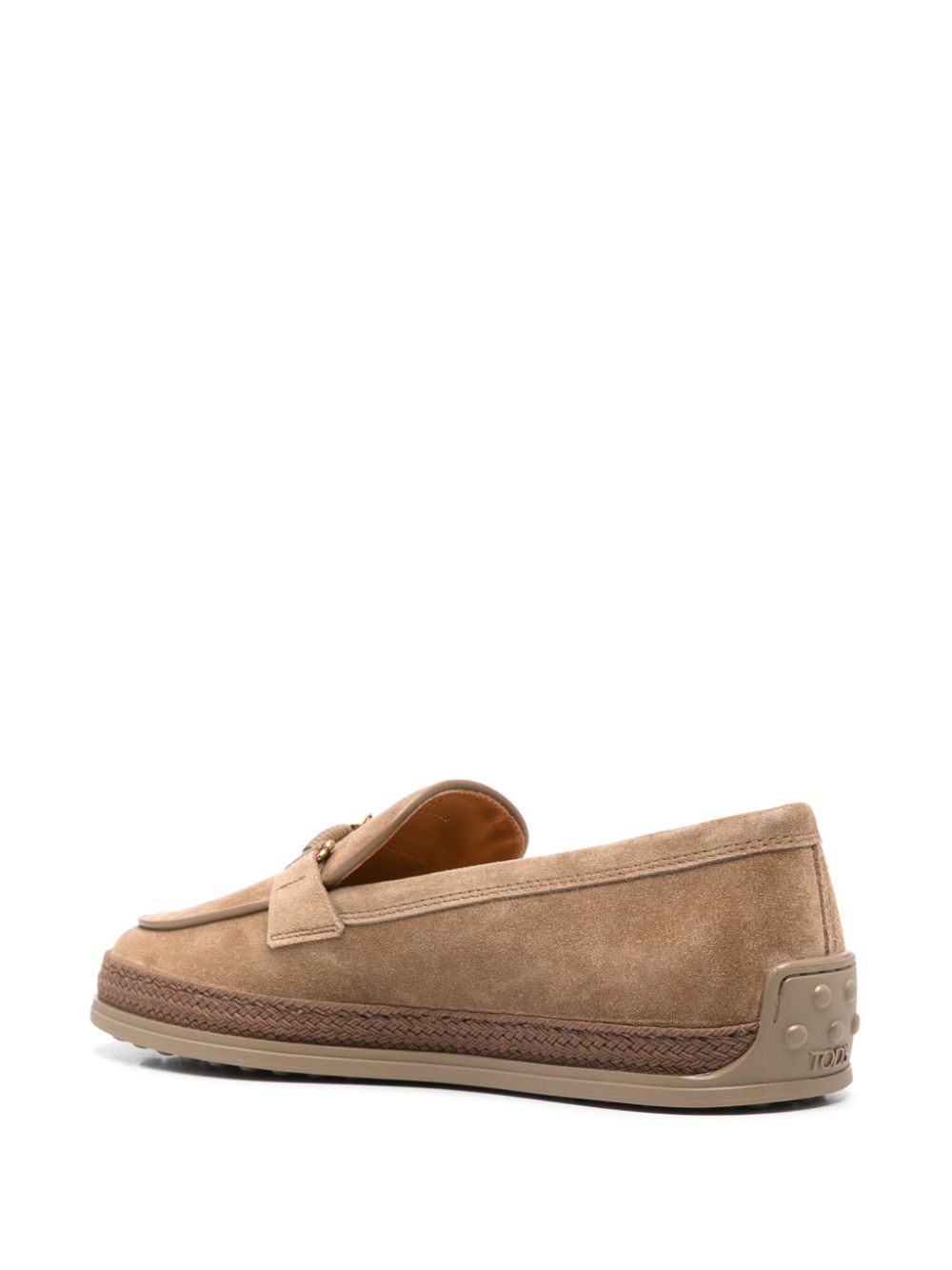 Tod's suede loafers Brown