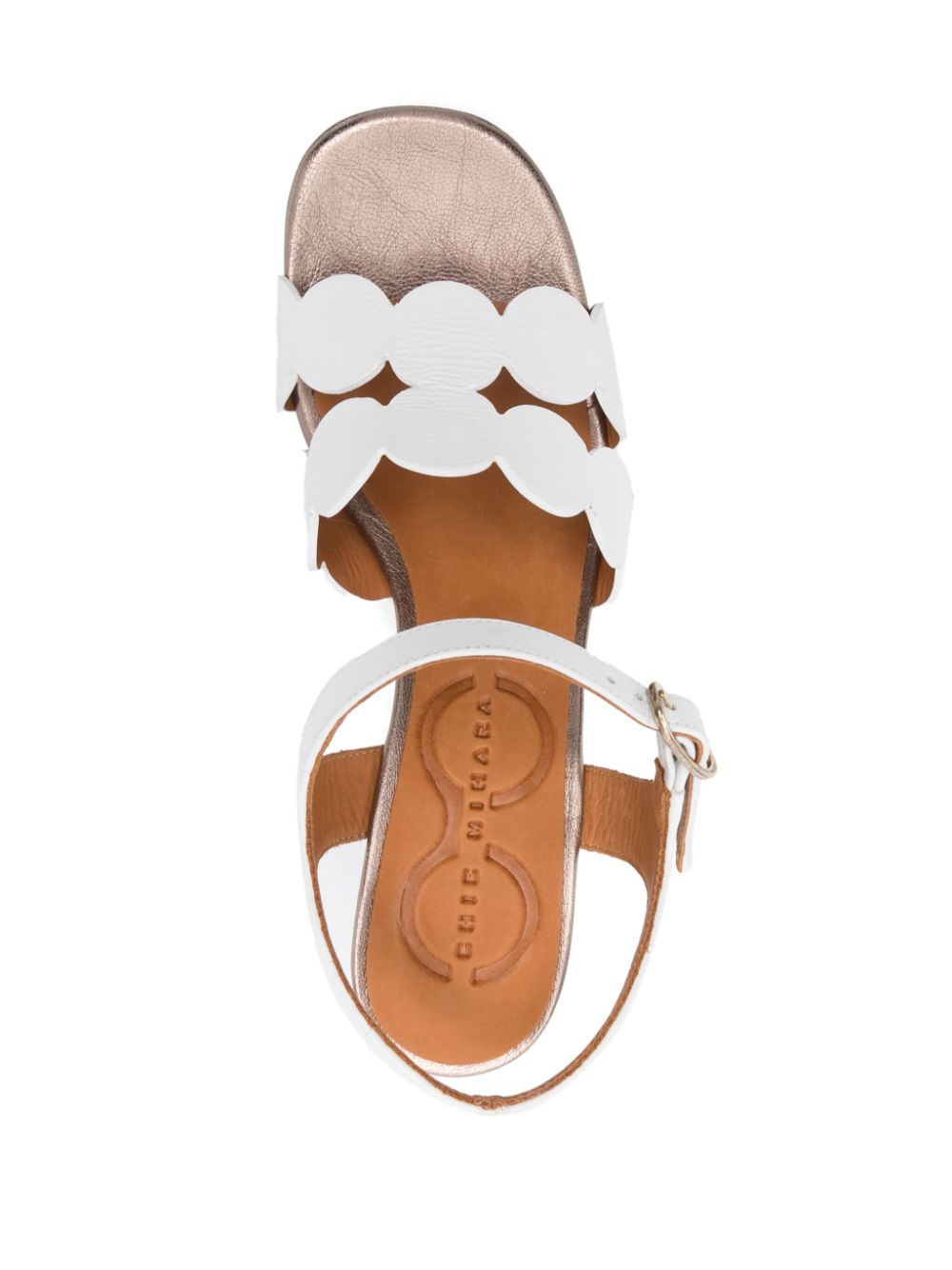 Chie Mihara 80 mm Paysa sandalen Wit