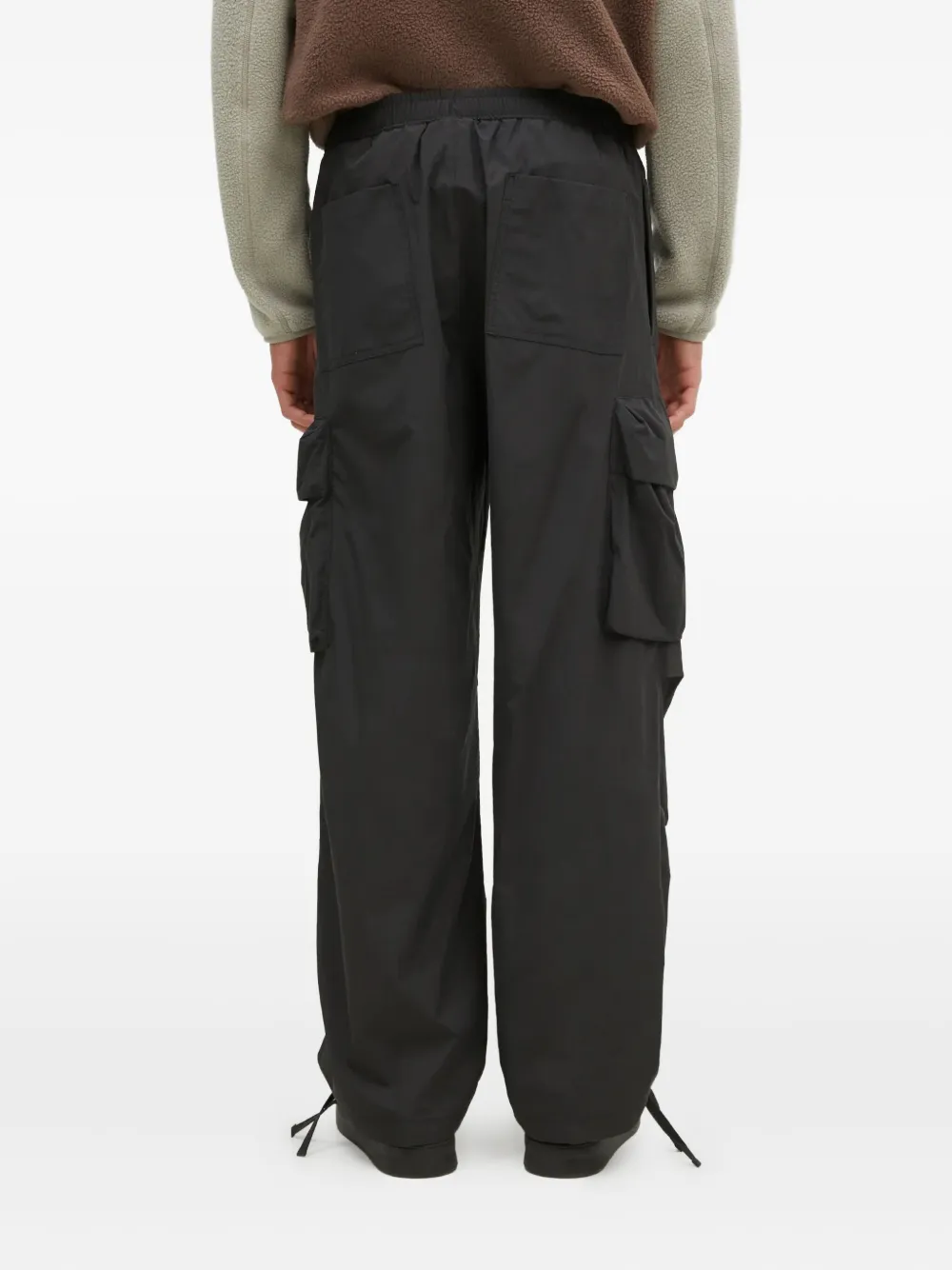 Lacoste Broek met cargo-zakken en logo-applicatie Zwart