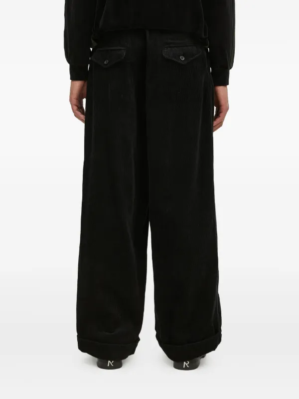 Engineered Garments Pleated Trousers | Black | FARFETCH