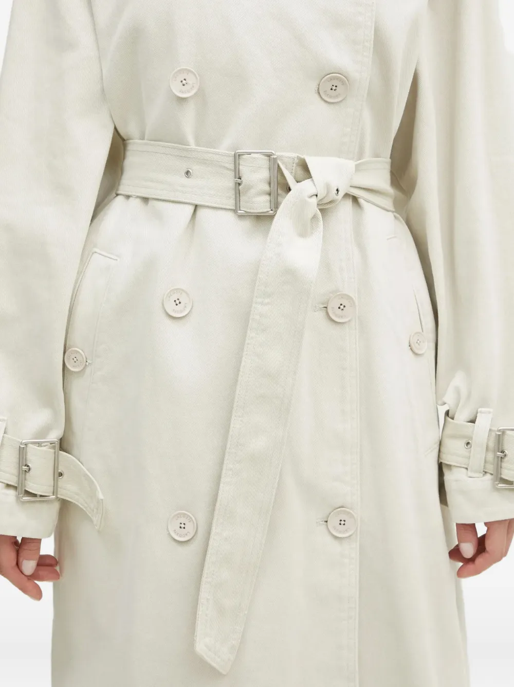 Lacoste Jas met dubbele rij knopen Beige