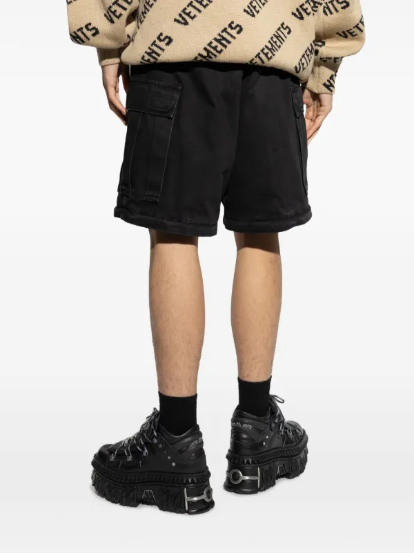 VETEMENTS shorts-convertible Jeans | Black | FARFETCH
