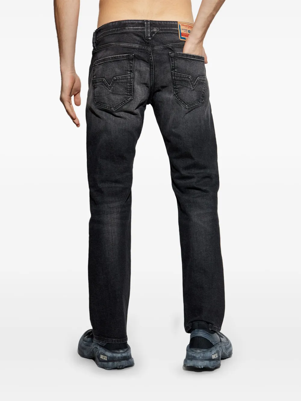 Diesel 1985 Larkee 09L52 straight jeans Grijs