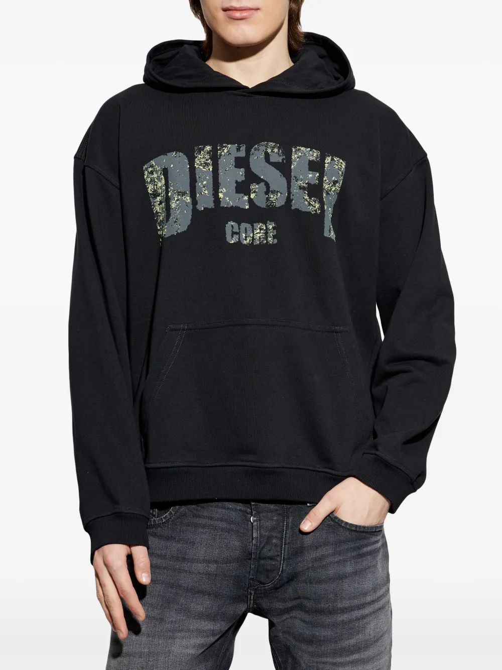 Diesel S-Boxt hoodie Zwart