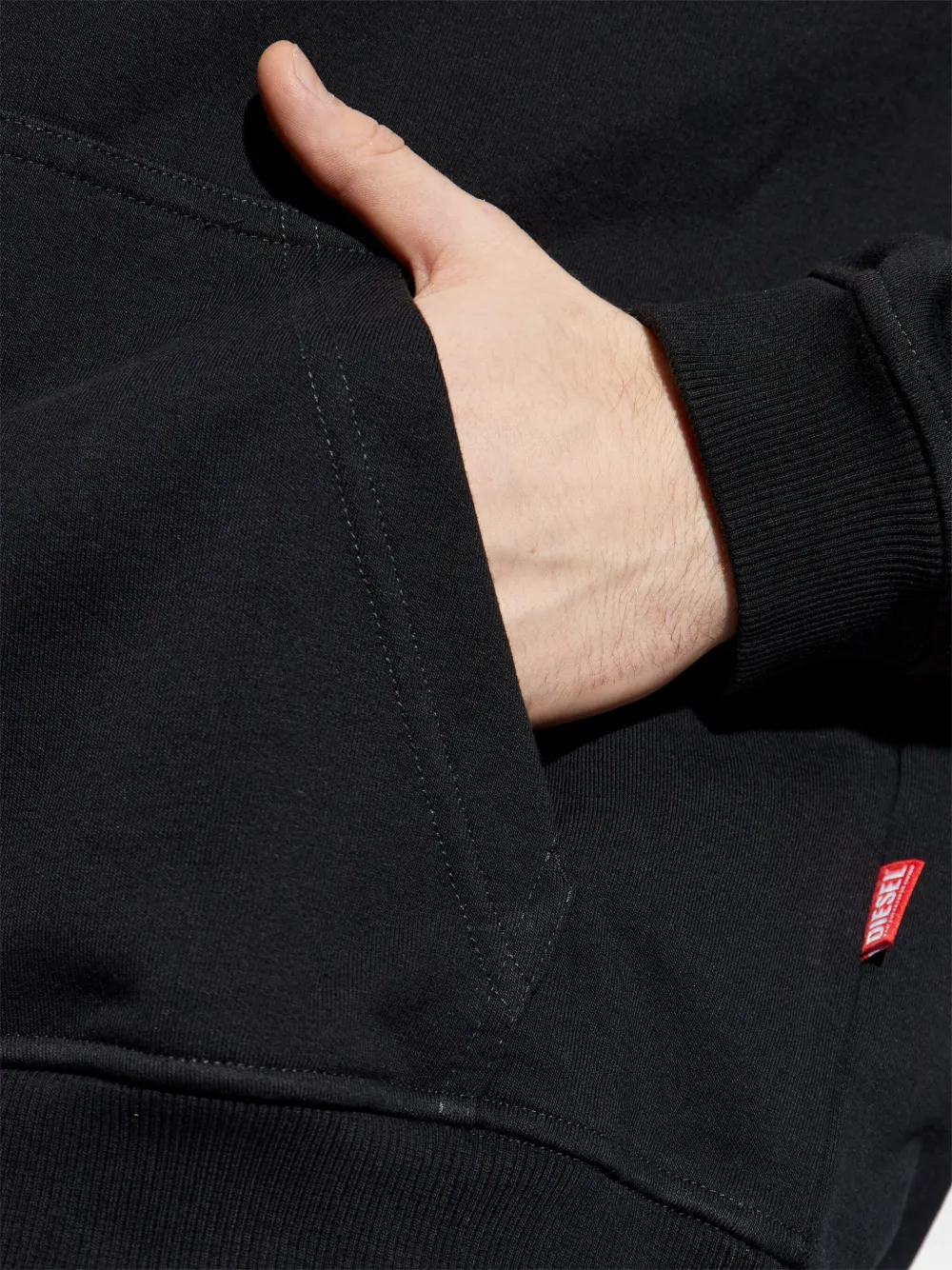 Diesel S-Boxt hoodie Zwart