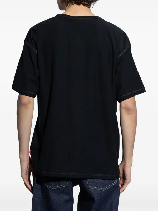 関税込 DIESEL ディーゼル T-Doxt Tシャツ Diesel T-Doxt T-shirt | Black | FARFETCH