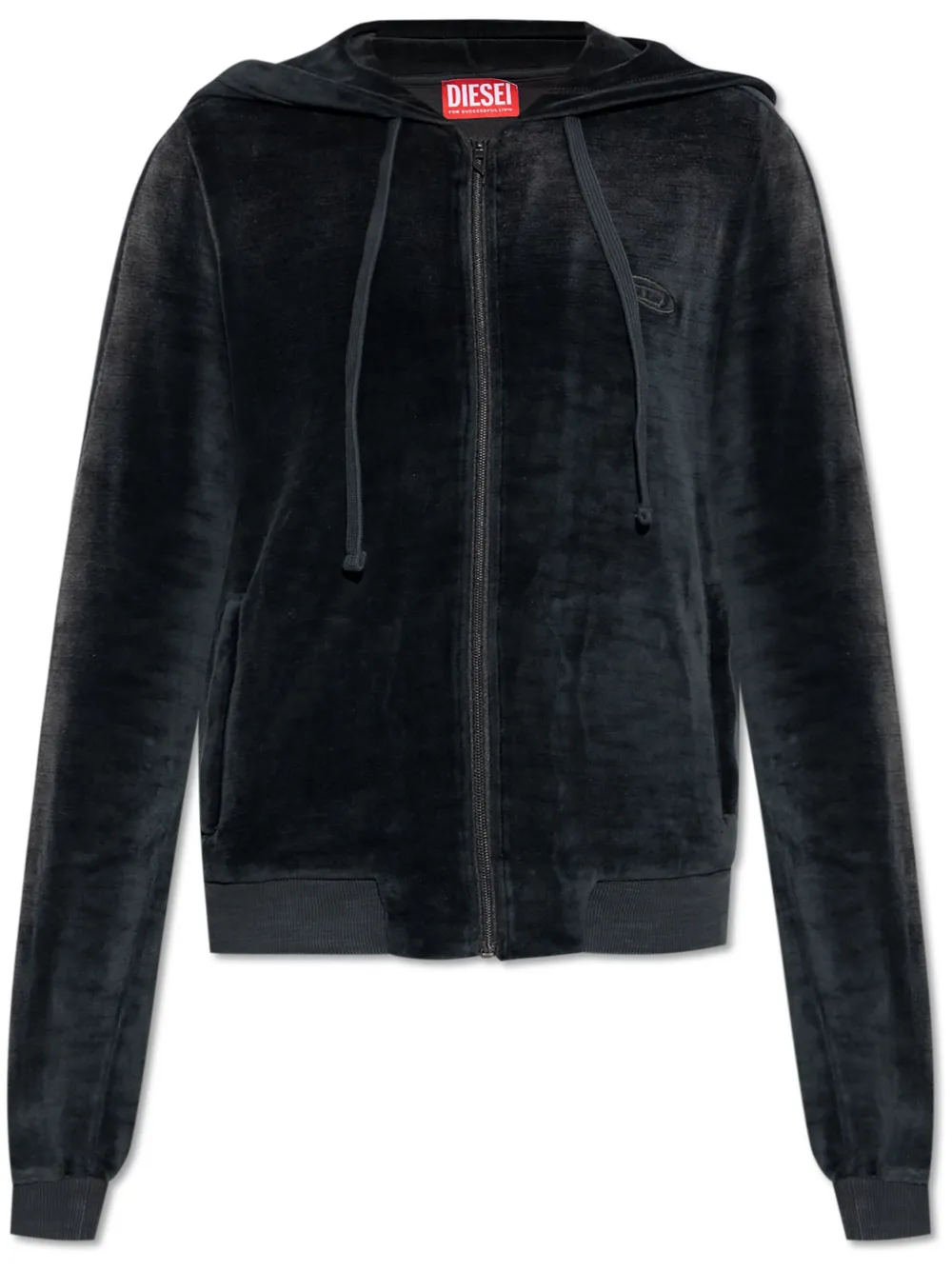 Diesel F-Ely-Q1 hoodie Zwart