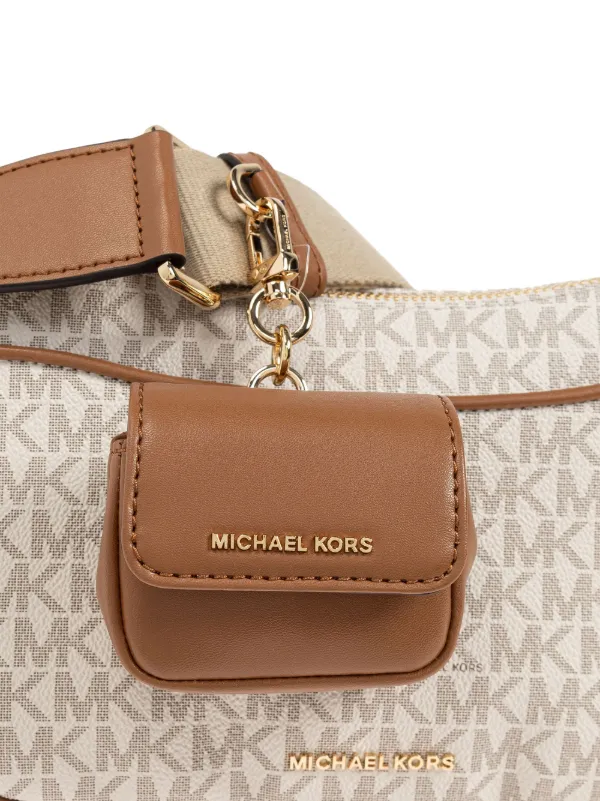 Michael Michael Kors Medium Jet Set Cross Body Bag | Neutrals