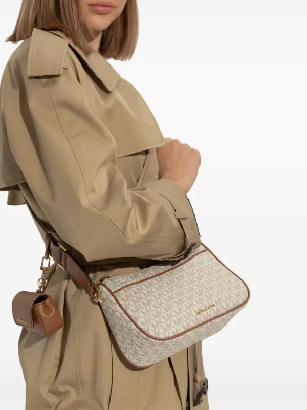 Michael Michael Kors Medium Jet Set Cross Body Bag | Neutrals
