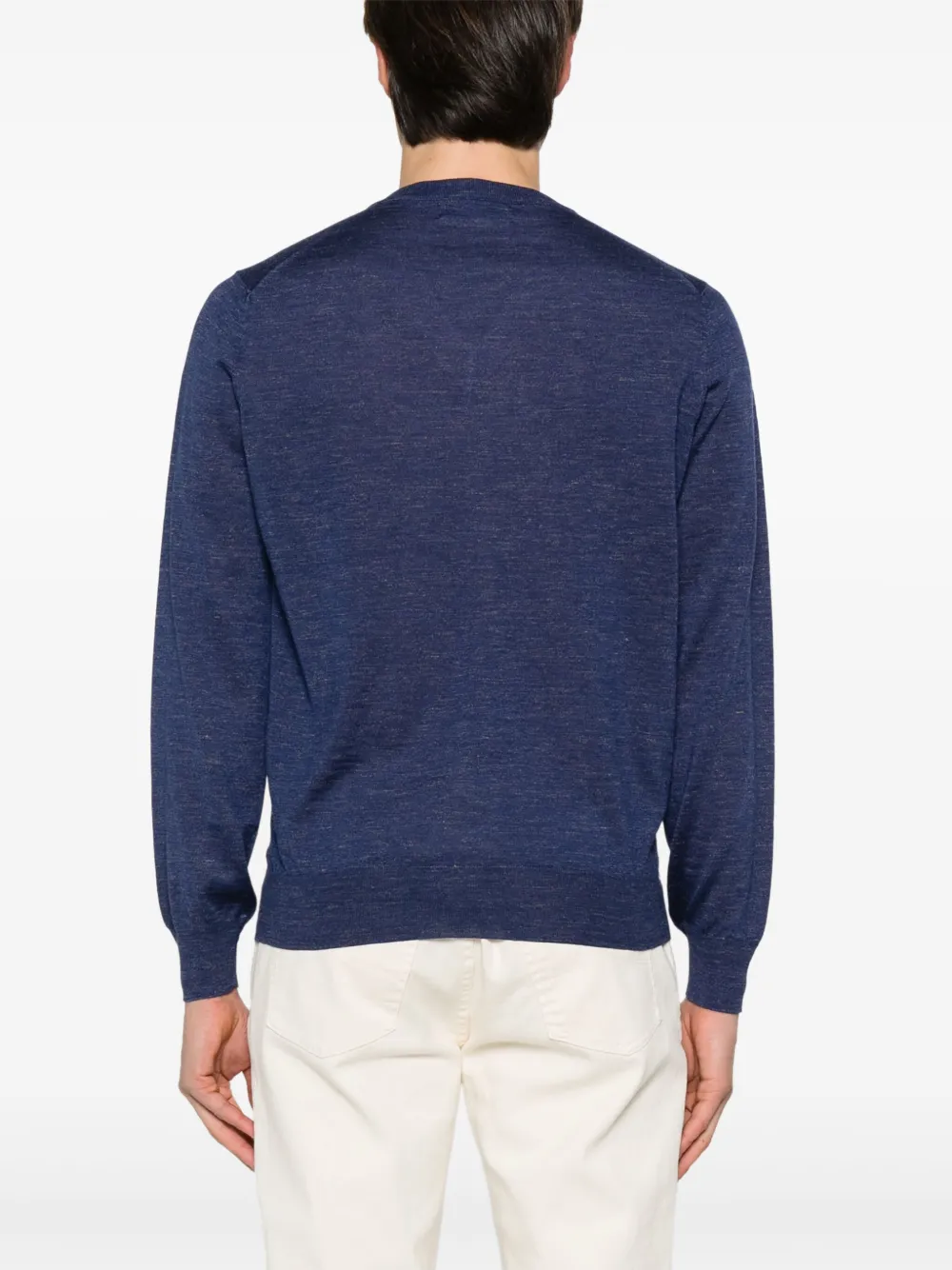 Brunello Cucinelli Fijngebreide trui Blauw