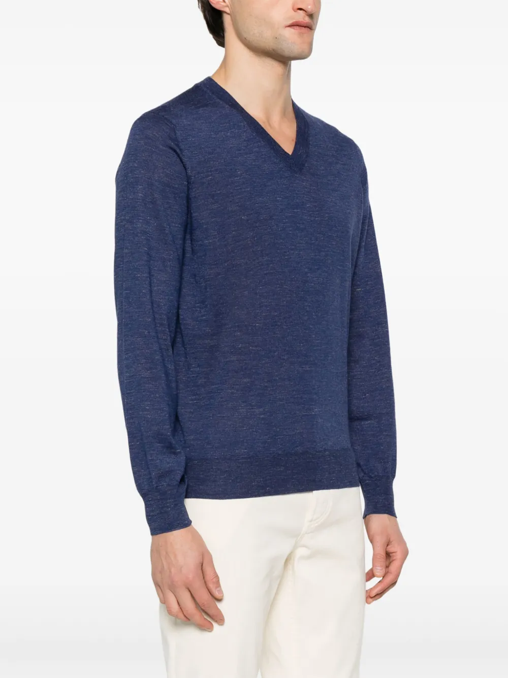 Brunello Cucinelli Fijngebreide trui Blauw