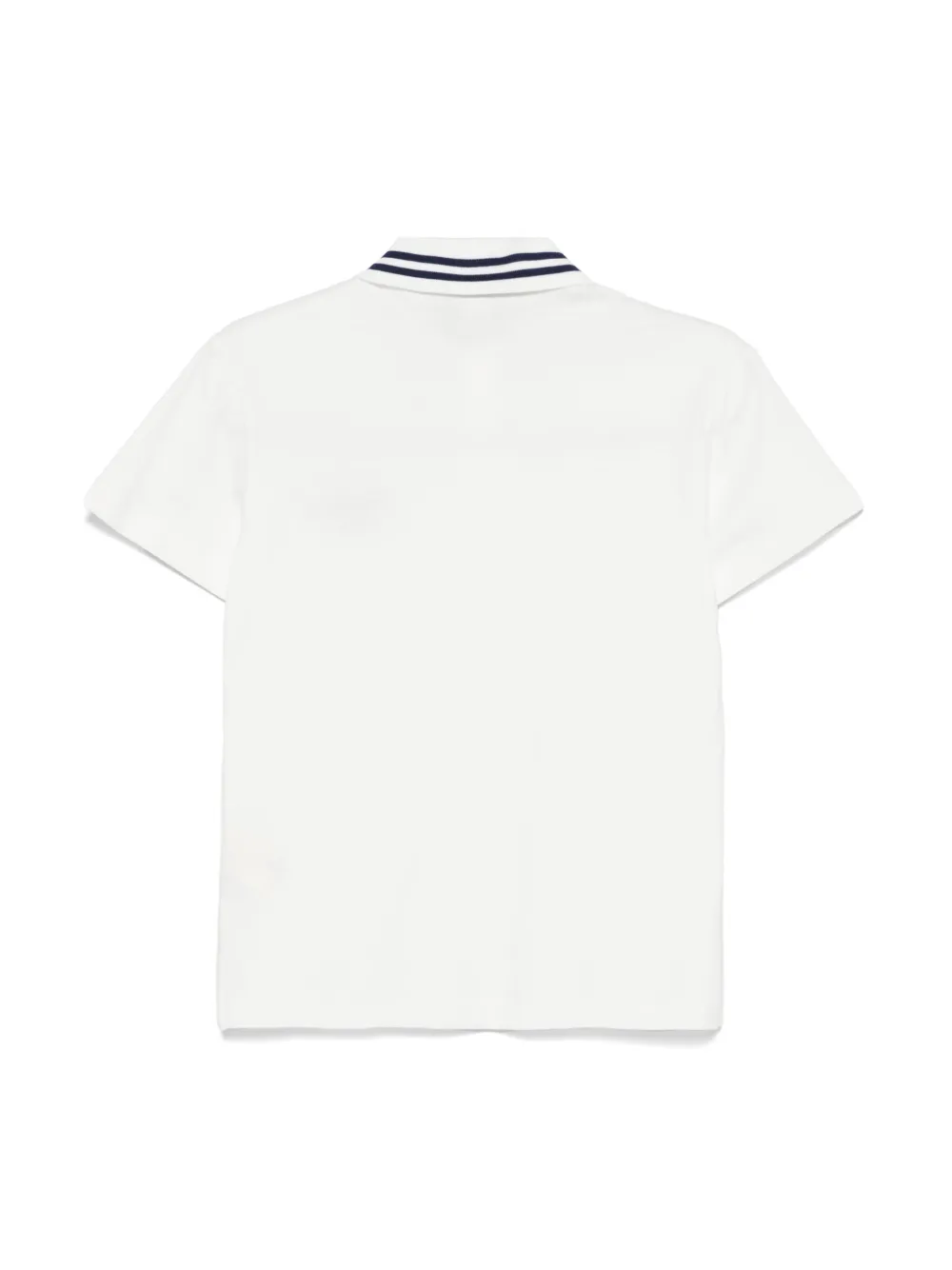 Fendi Kids Poloshirt met geborduurd logo Wit