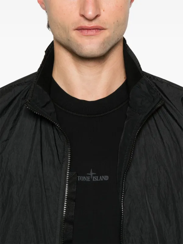 Stone Island コンパスバッジ ジャケット | ブラック | FARFETCH JP