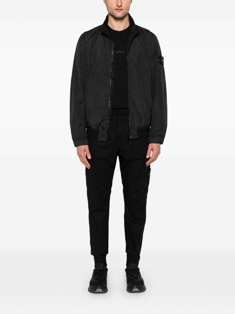 Stone Island Compass-badge jacket - Zwart