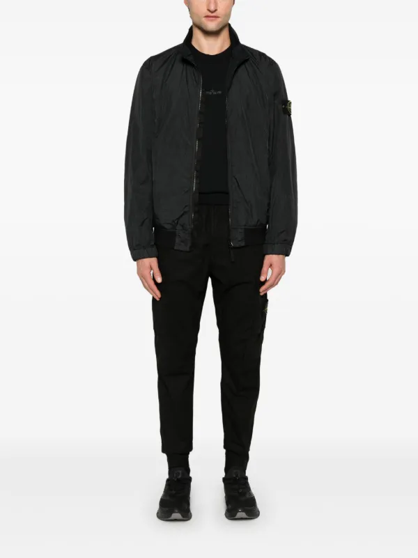 Stone Island コンパスバッジ ジャケット | ブラック | FARFETCH JP