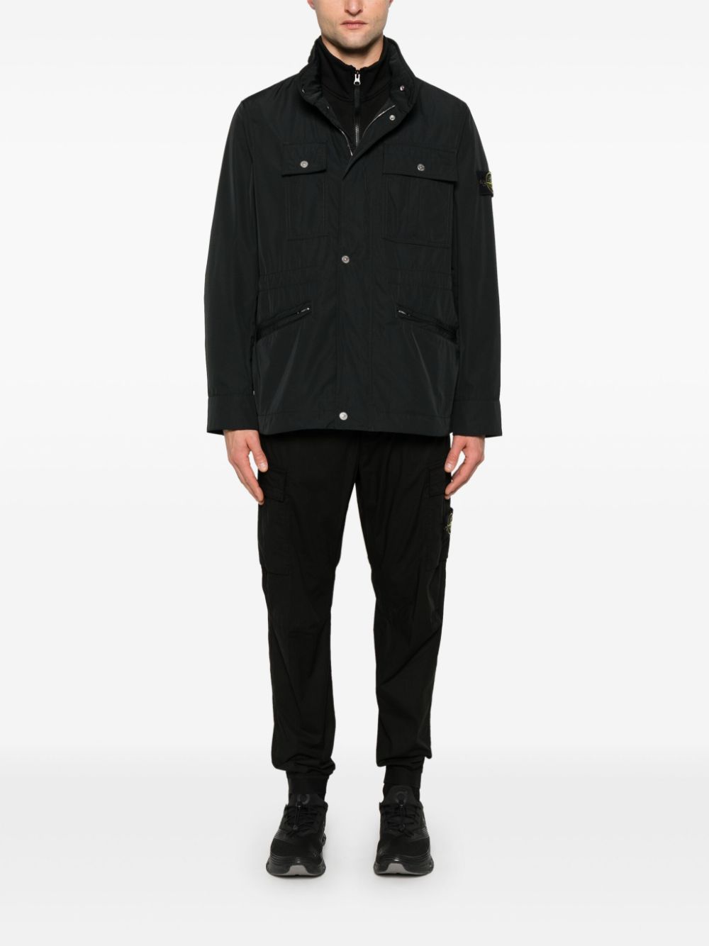 Stone Island Field jacket - Zwart