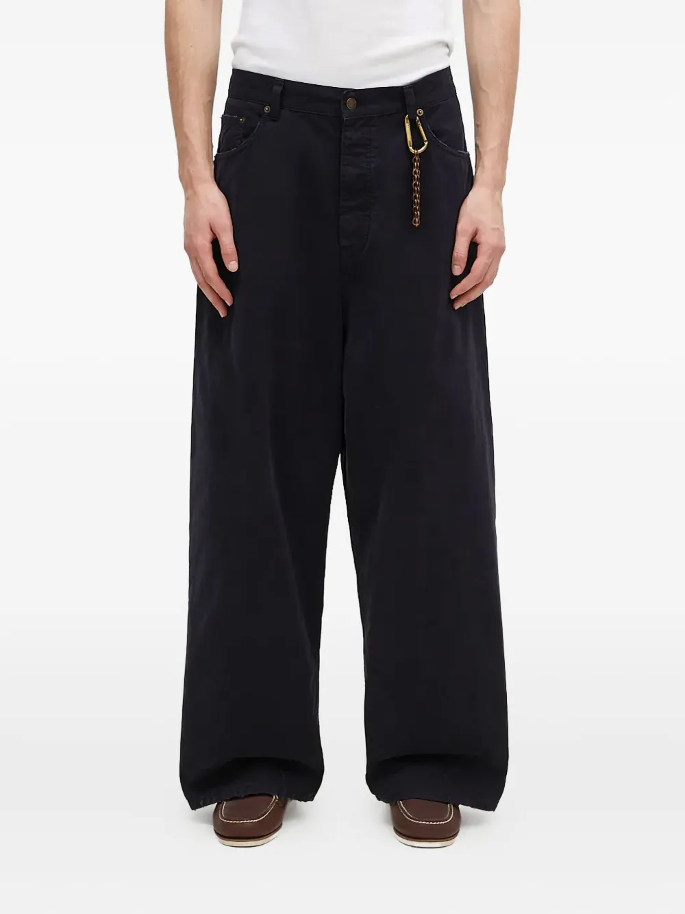 DARKPARK cotton trousers | Blue | Image 1