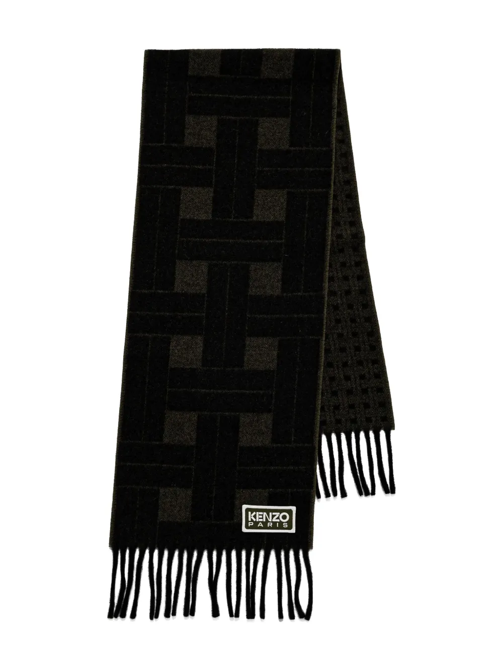 logo-patch scarf