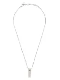 Christian Dior Pre-Owned 2000s logo-pendant necklace - Silver