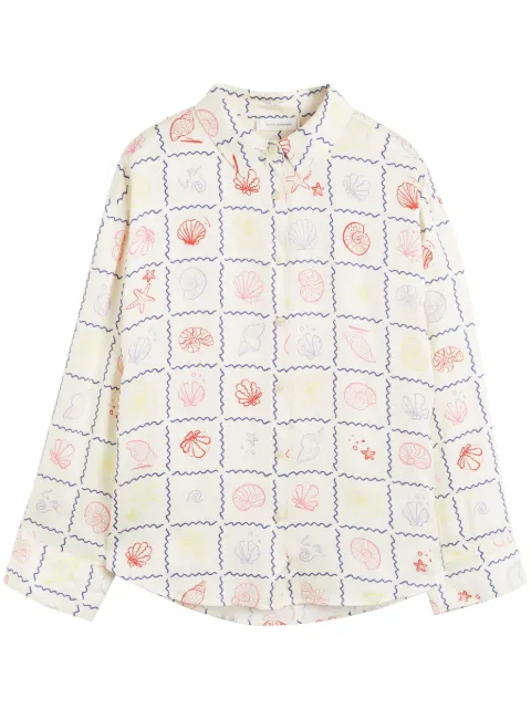 Chinti & Parker La Mer-print shirt
