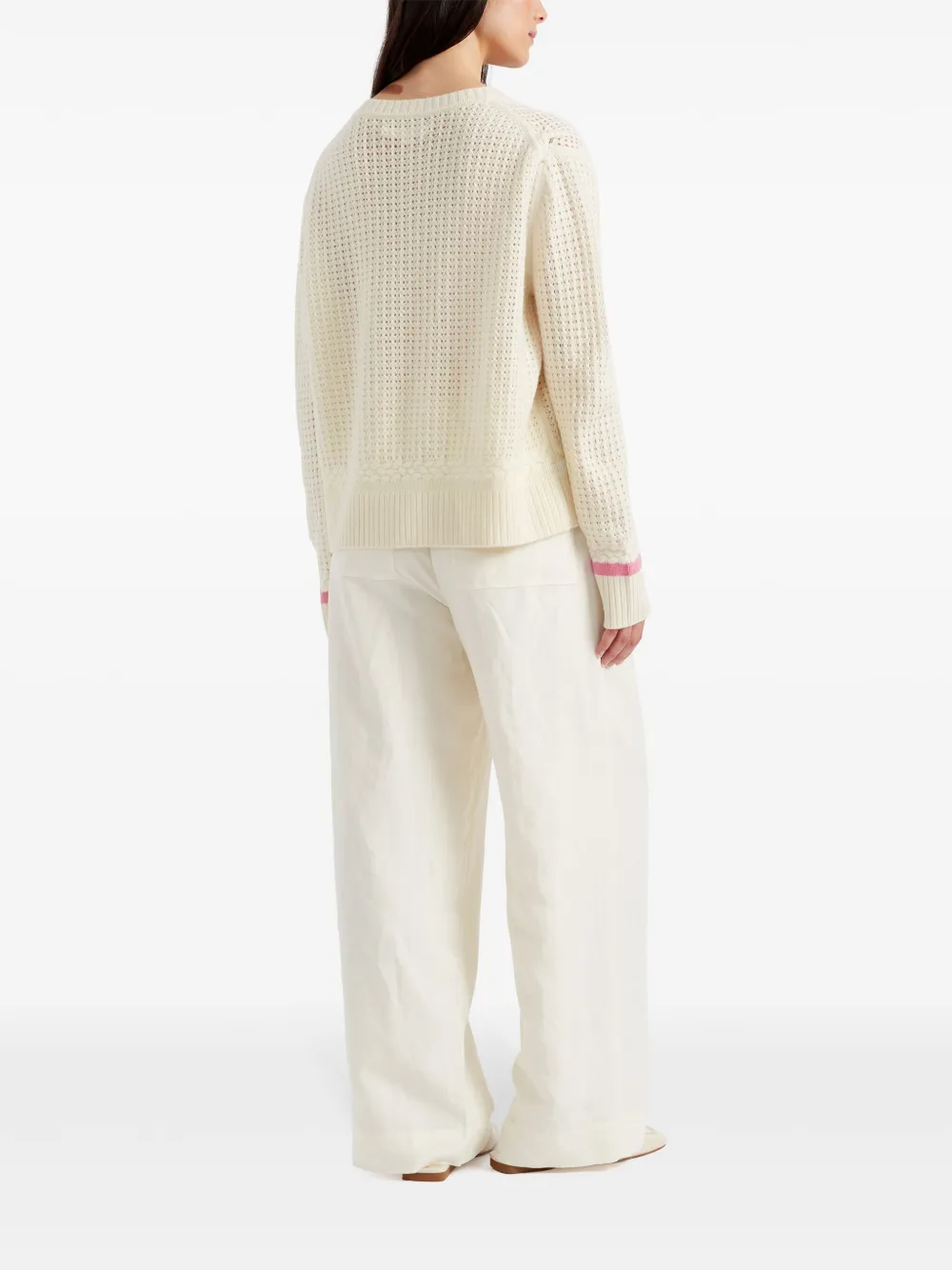 Shop Chinti & Parker Penzance Sweater In Neutrals